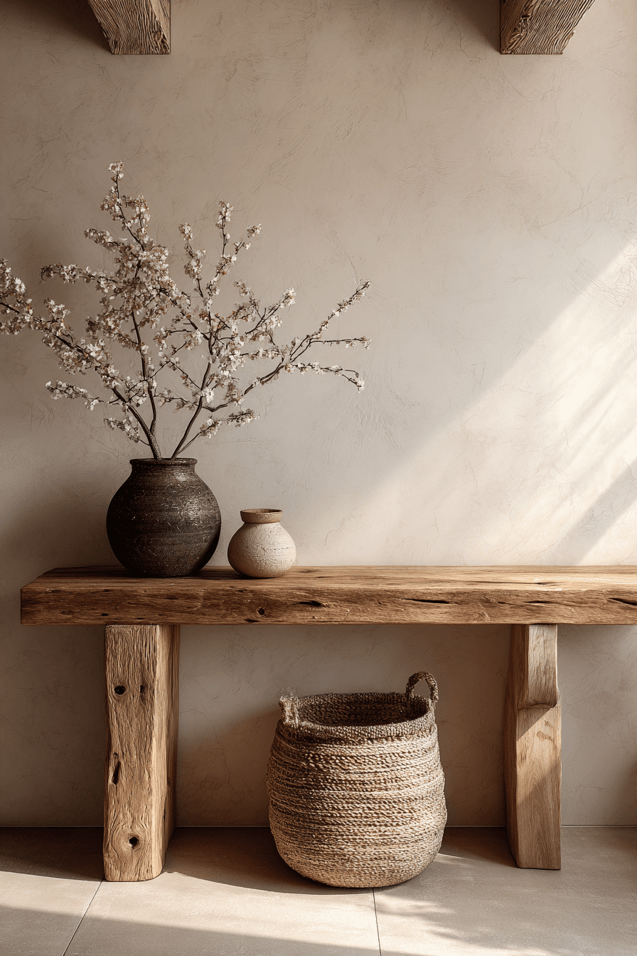 27 Wabi Sabi Entryway Ideas Inspired by Japanese Simplicity