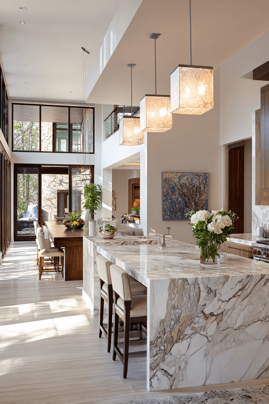 27 Luxury Kitchen Design Ideas Inspired by Modern Mansions