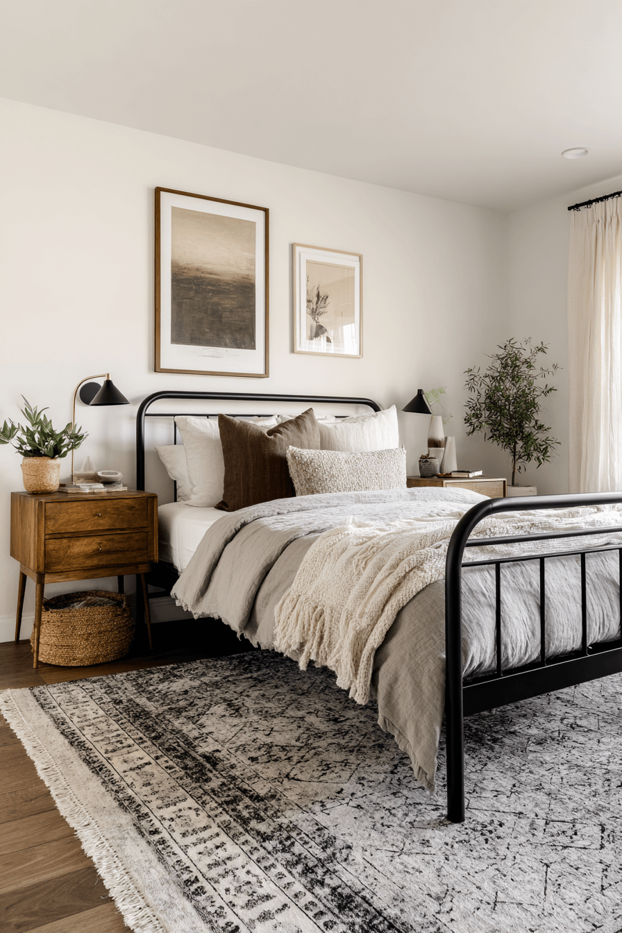 27 Boho Chic Bedroom Ideas with Natural Textures and Layers