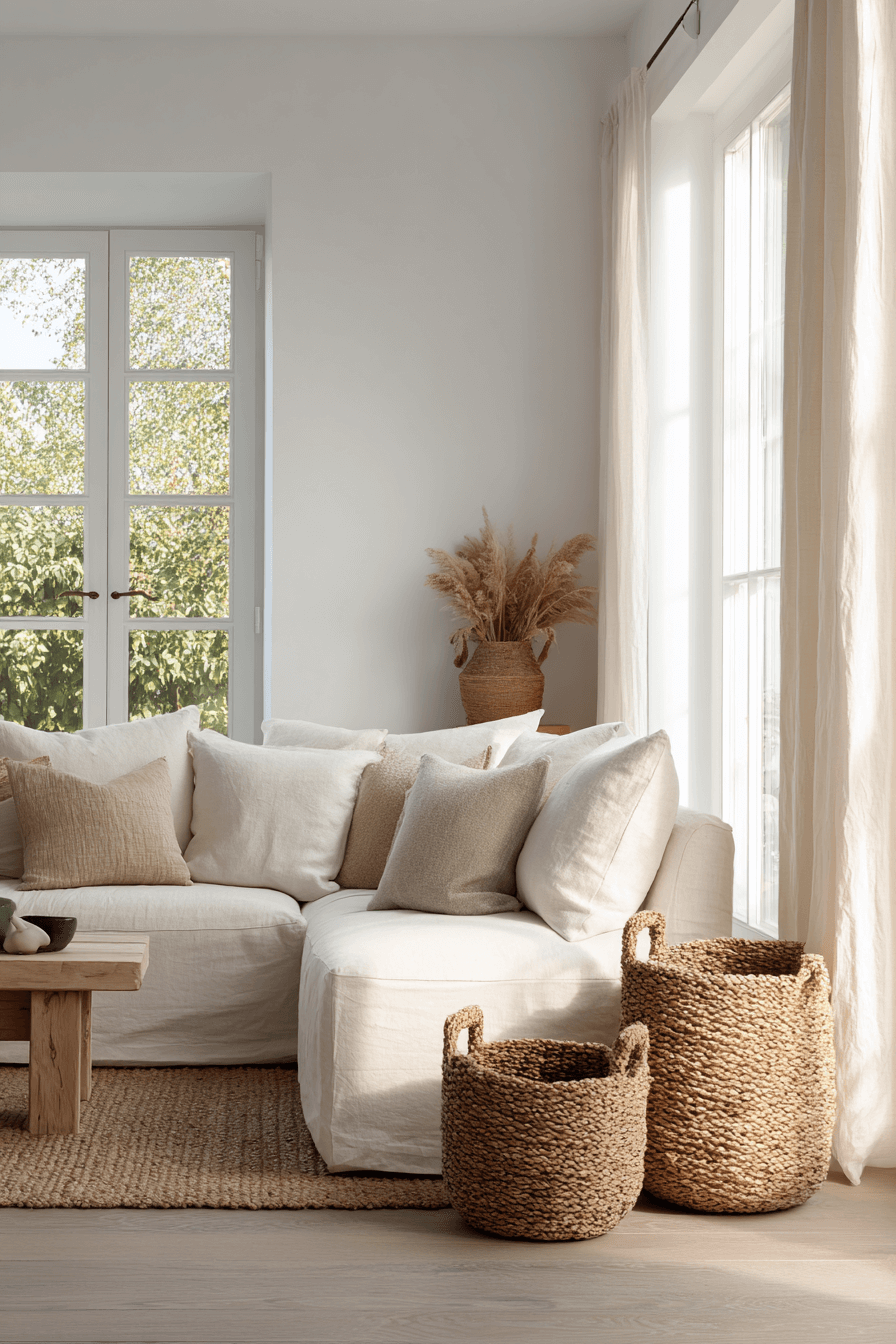 27 Cozy Beige Couch Living Room Ideas for a Relaxed Home