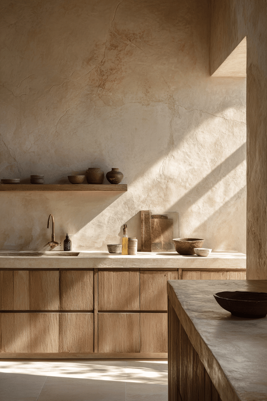 27 Wabi Sabi Kitchen Ideas for a Calm Imperfectly Beautiful Space