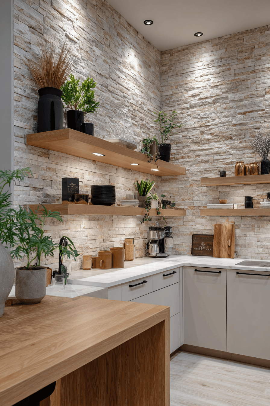 27 Stone Backsplash Kitchen Ideas for a Natural Timeless Look