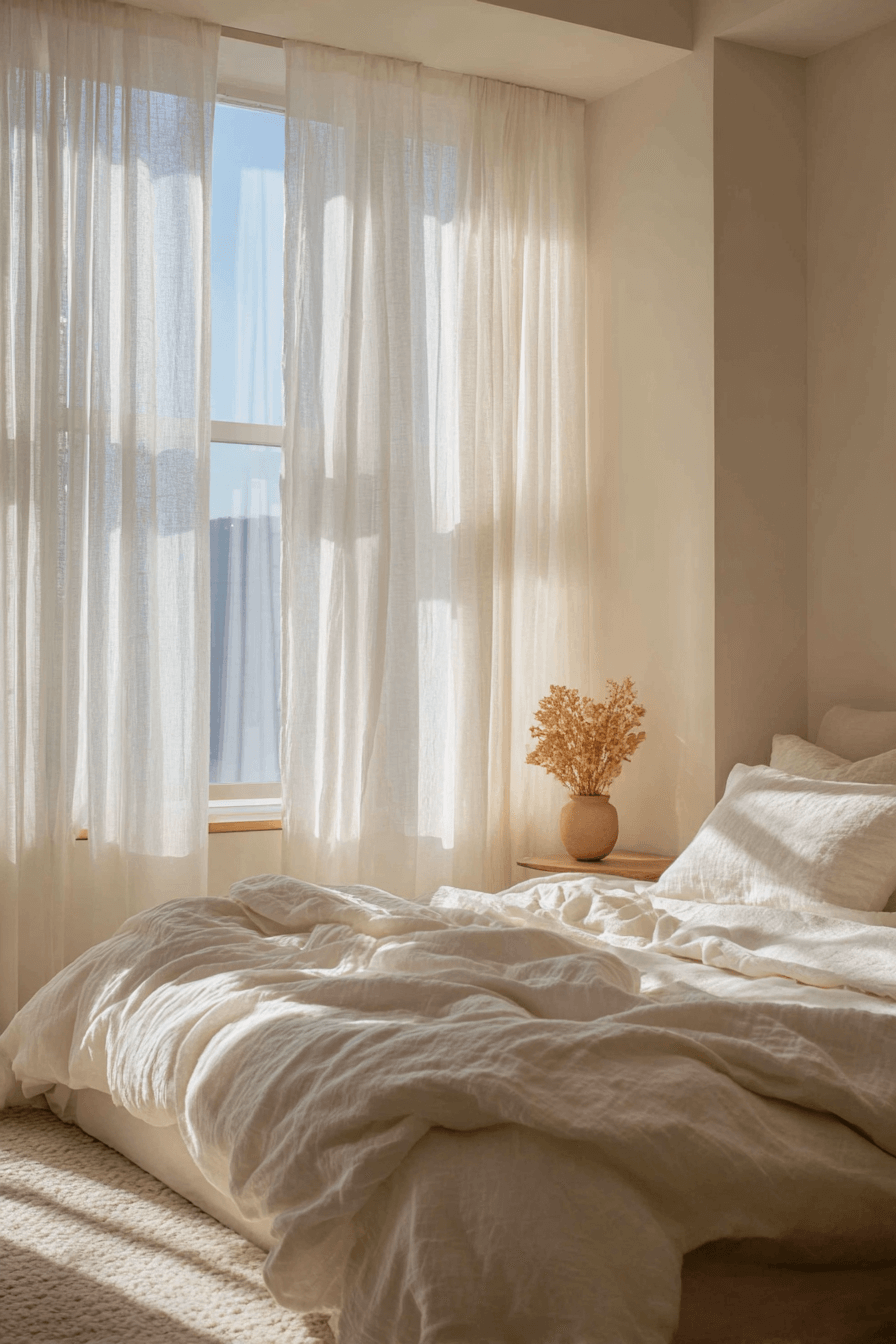 27 Wabi Sabi Bedroom Ideas with Natural Textures and Warm Tones