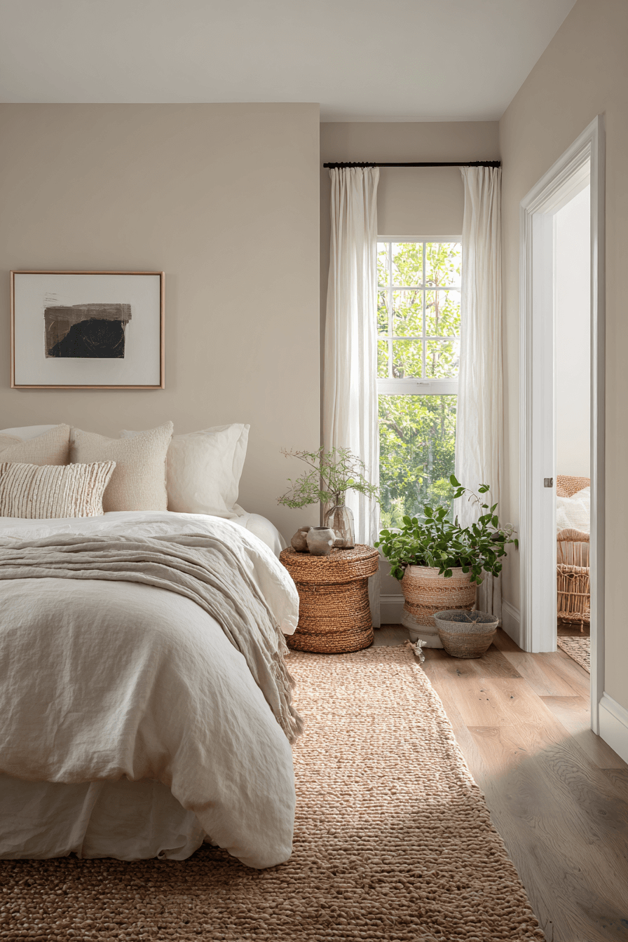 27 Wabi Sabi Bedroom Ideas with Natural Textures and Warm Tones