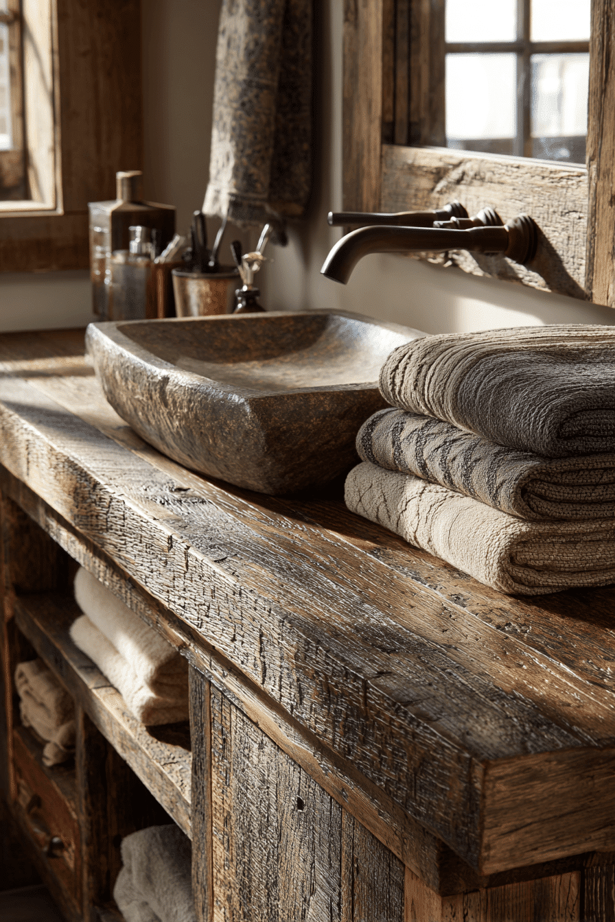 27 Rustic Bathroom Ideas That Feel Cozy Natural and Timeless