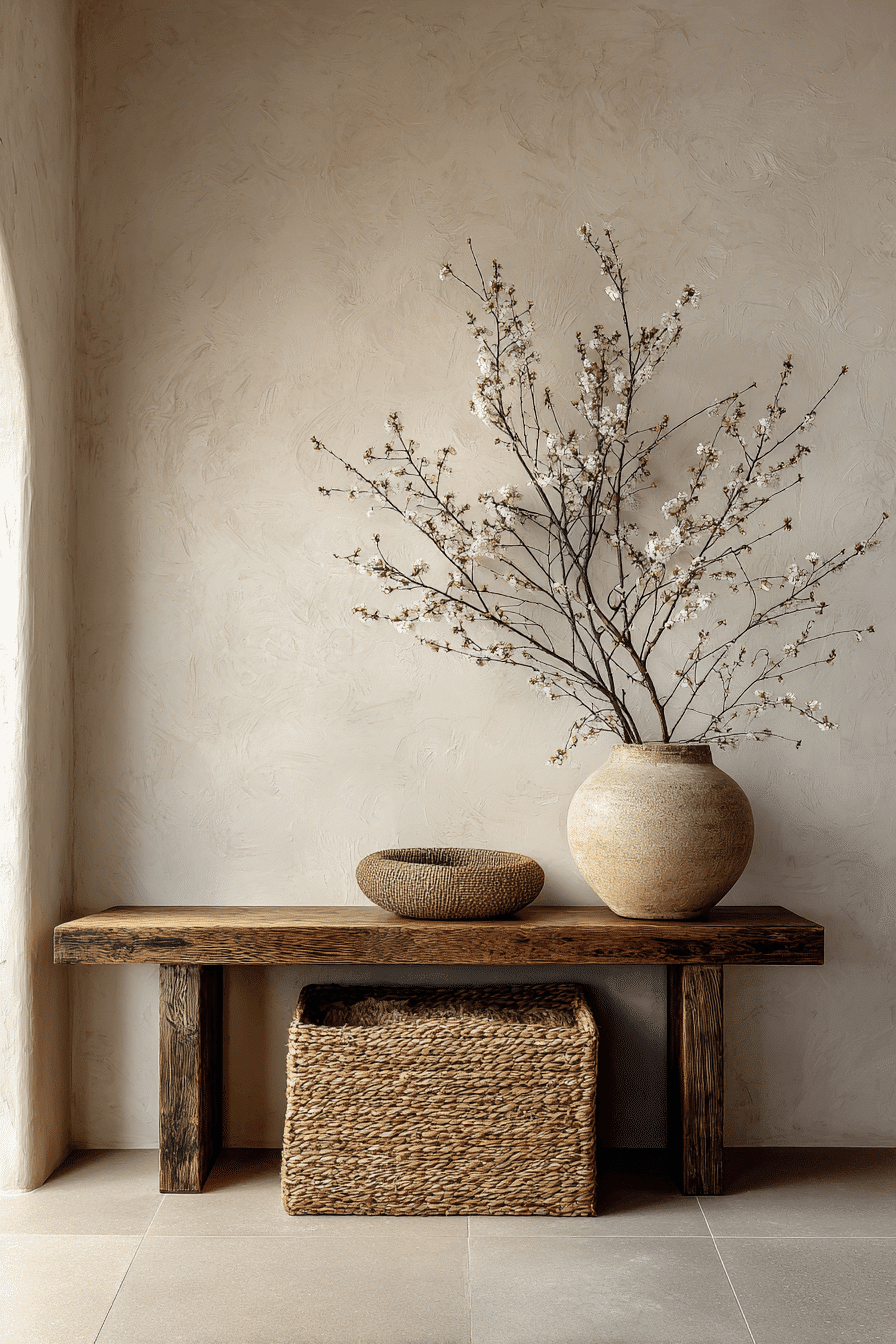 27 Wabi Sabi Entryway Ideas Inspired by Japanese Simplicity