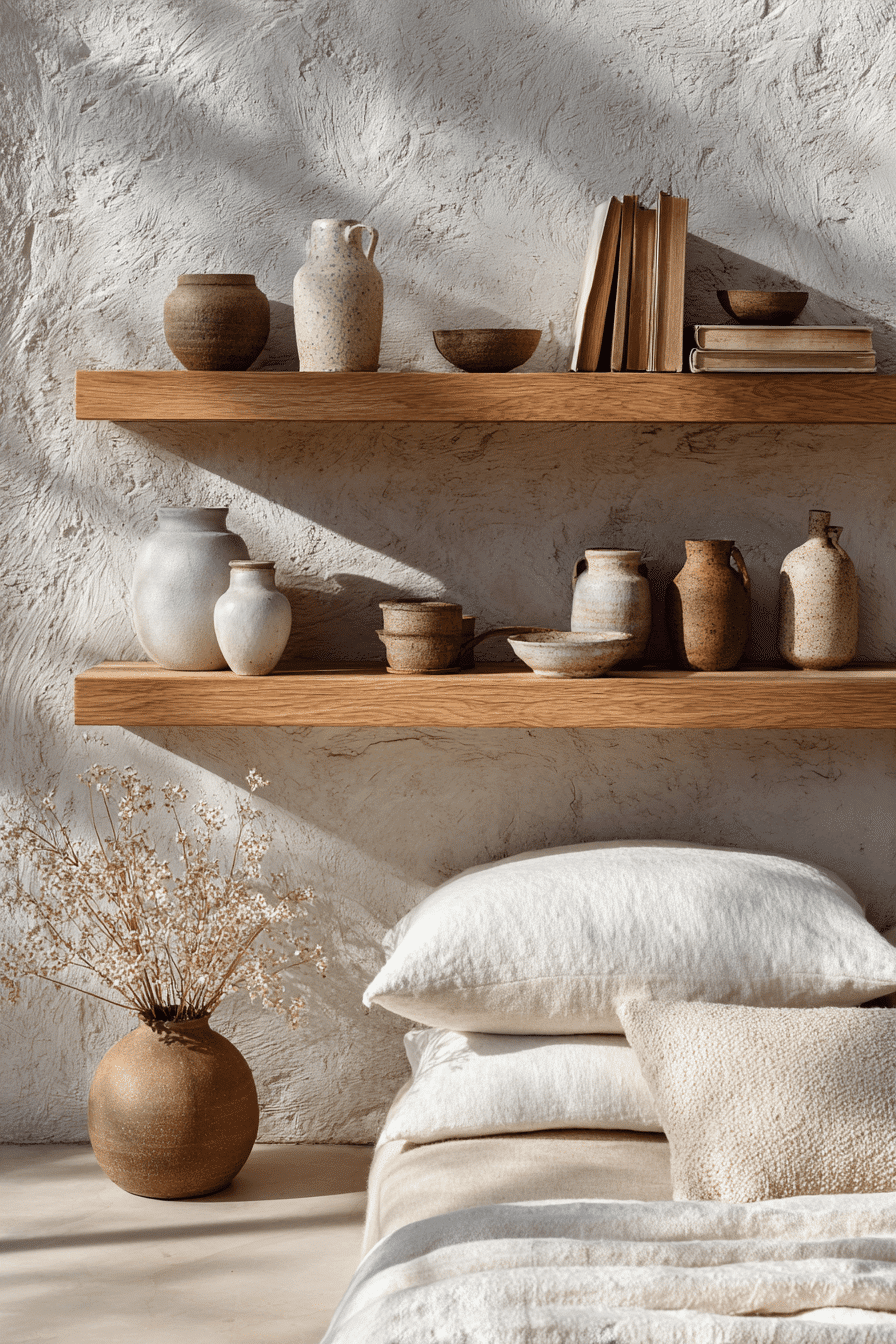 27 Wabi Sabi Bedroom Ideas with Natural Textures and Warm Tones