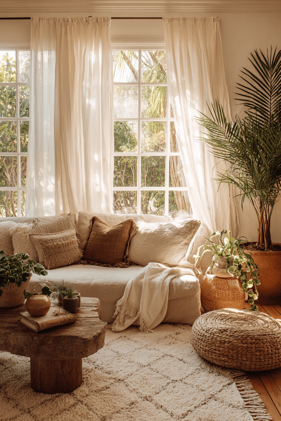 27 Boho Chic Living Room Ideas for the Ultimate Cozy Bohemian Space