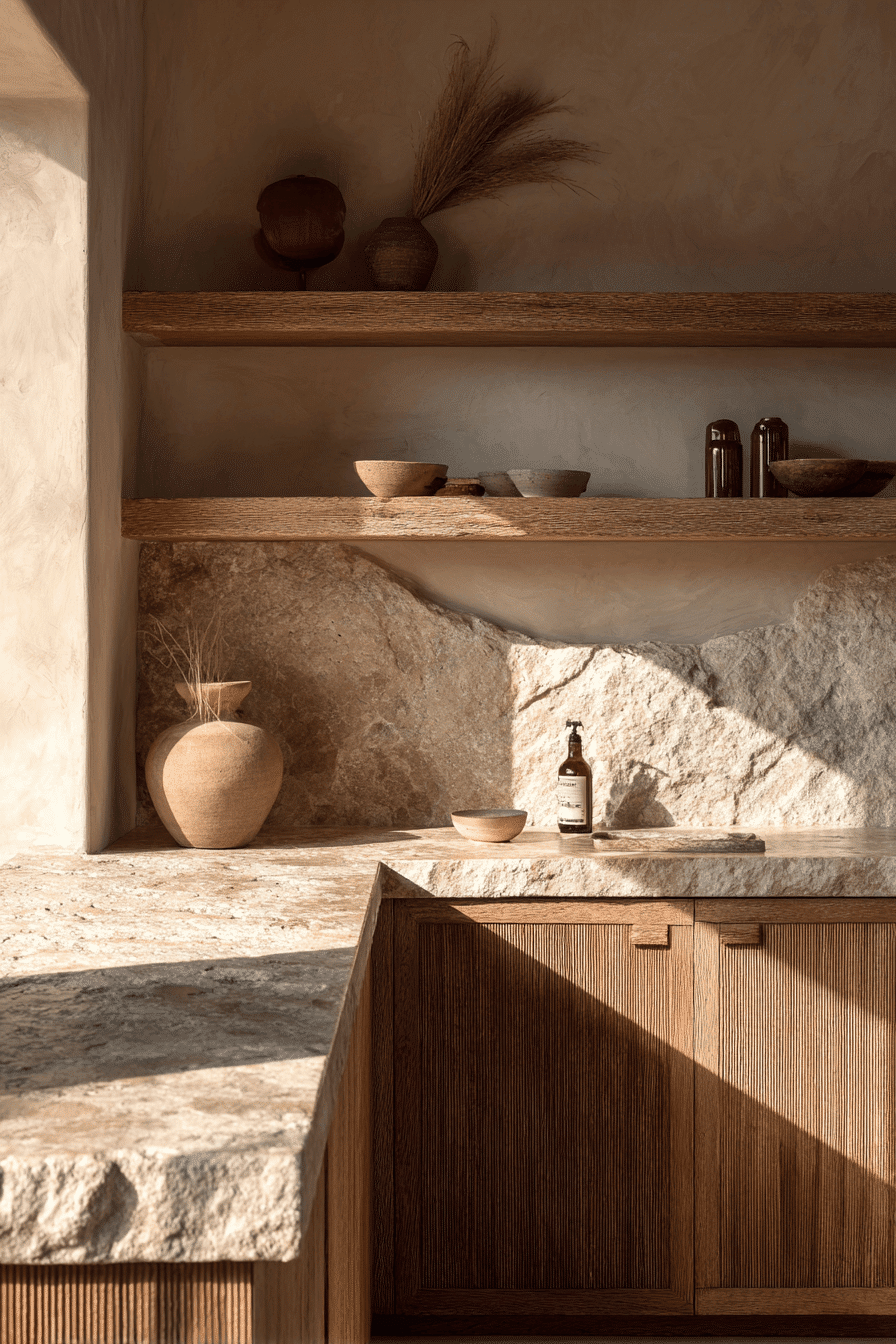 27 Wabi Sabi Kitchen Ideas for a Calm Imperfectly Beautiful Space