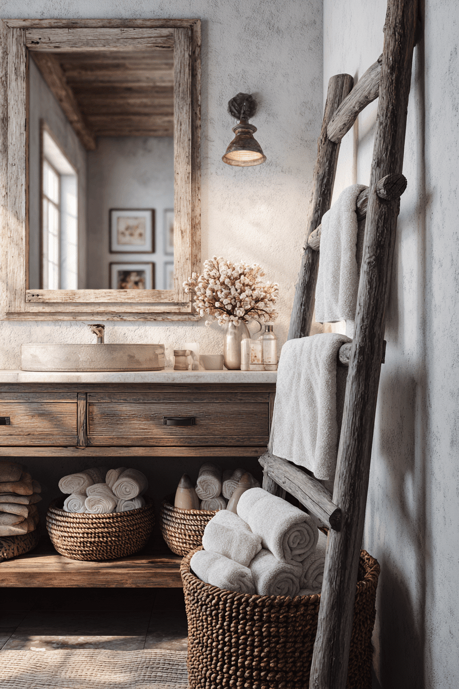 27 Rustic Bathroom Ideas That Feel Cozy Natural and Timeless