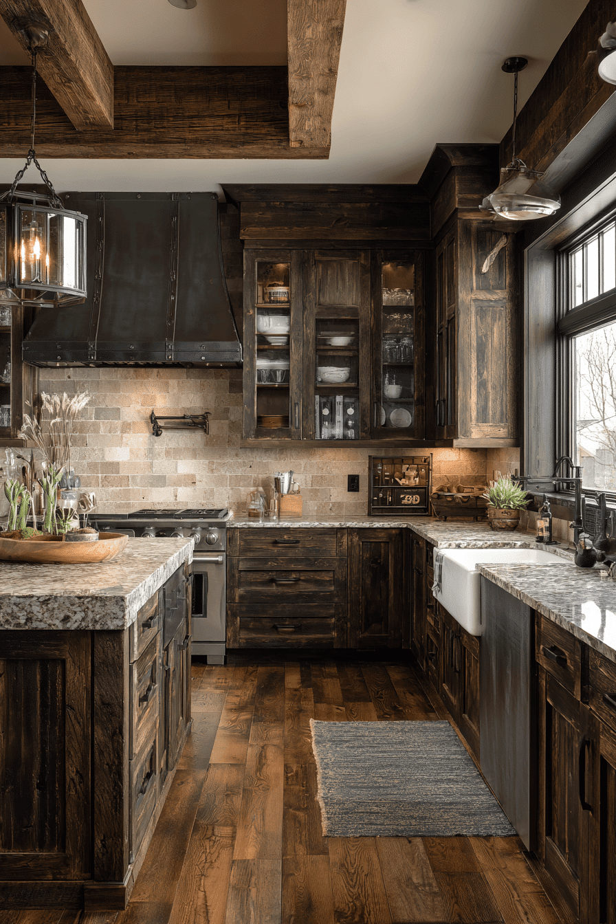 27 Dark Wood Kitchen Cabinet Ideas That Feel Timeless and Luxurious