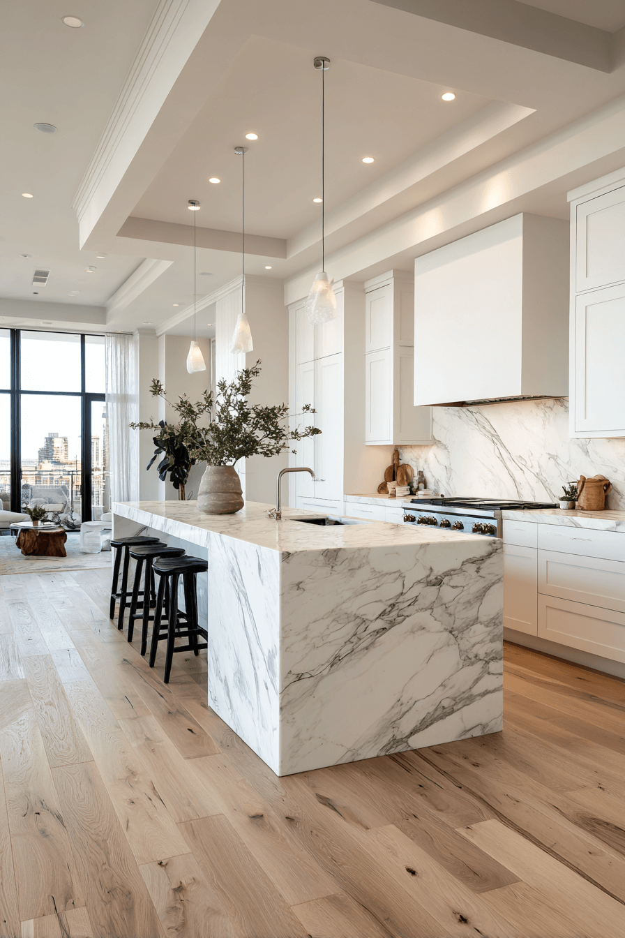 27 Luxury Kitchen Design Ideas Inspired by Modern Mansions