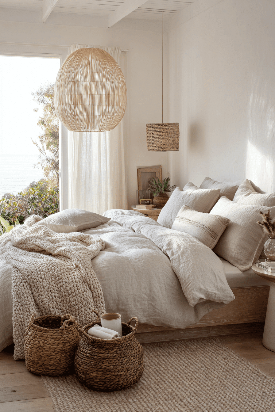 27 Boho Chic Bedroom Ideas with Natural Textures and Layers