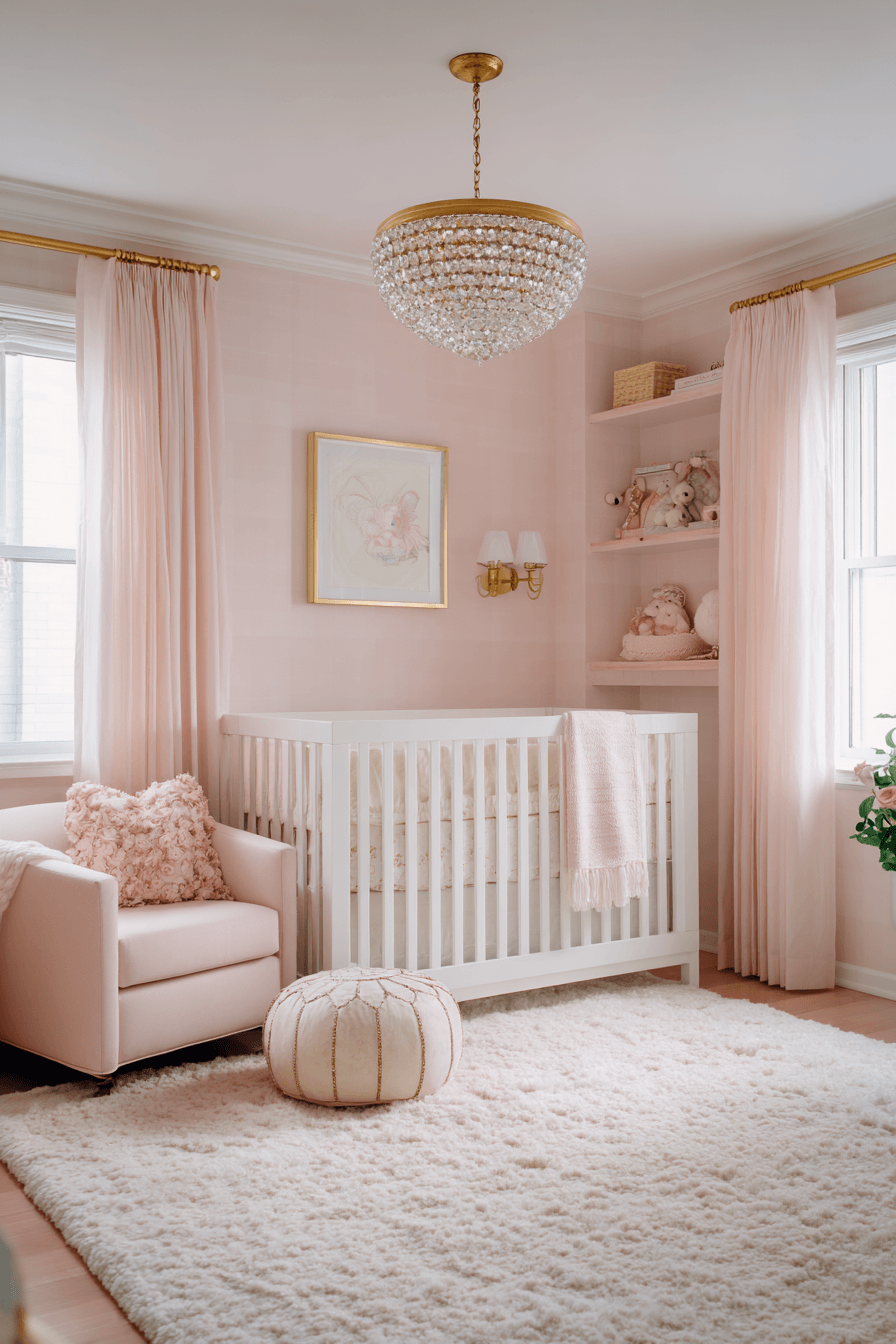 27 Nursery Room Ideas for a Girl That Are Cute Calm and Beautiful