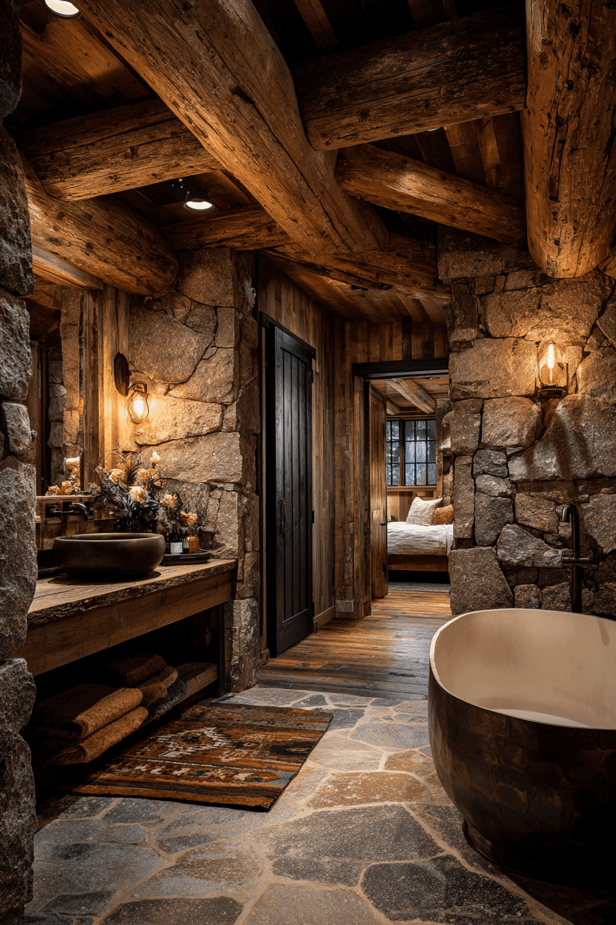 27 Rustic Bathroom Ideas That Feel Cozy Natural and Timeless