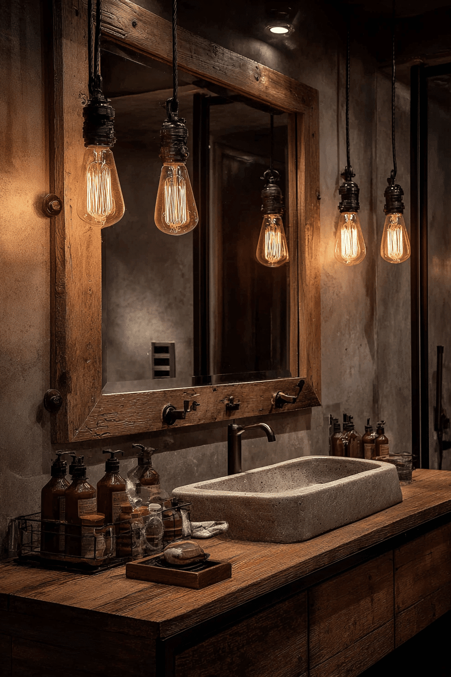 27 Rustic Bathroom Ideas That Feel Cozy Natural and Timeless