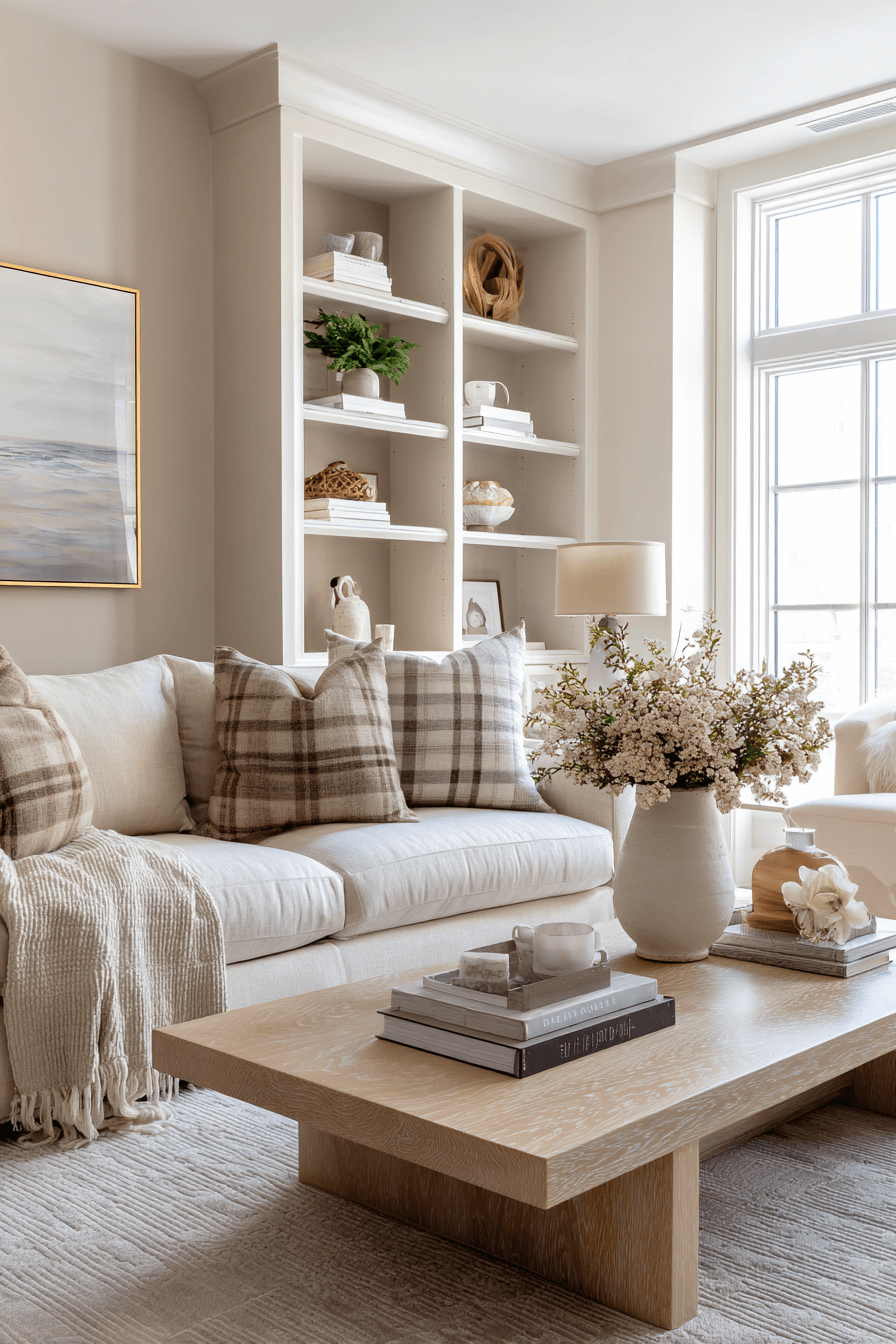 27 Cozy Beige Couch Living Room Ideas for a Relaxed Home