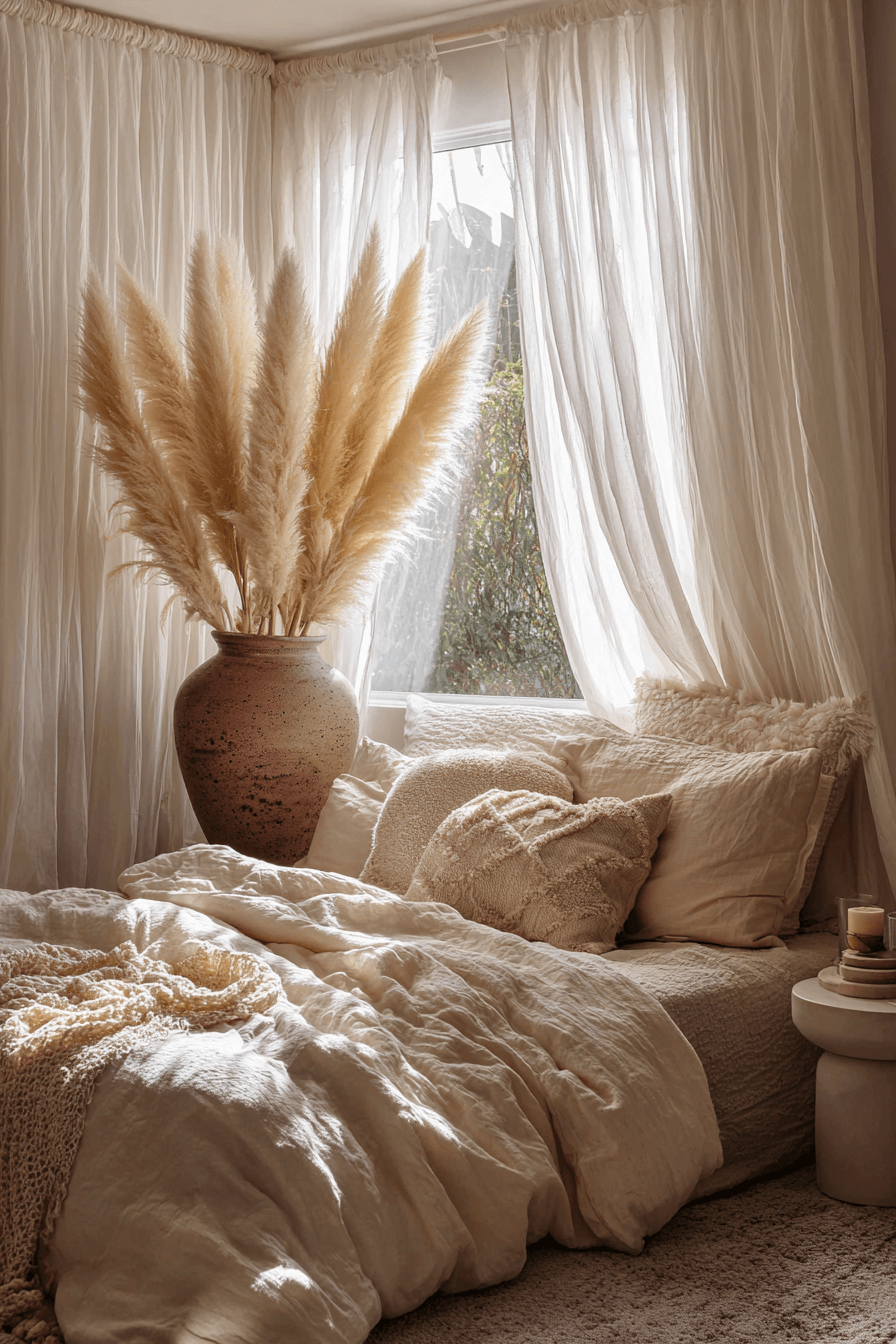 27 Boho Chic Bedroom Ideas with Natural Textures and Layers
