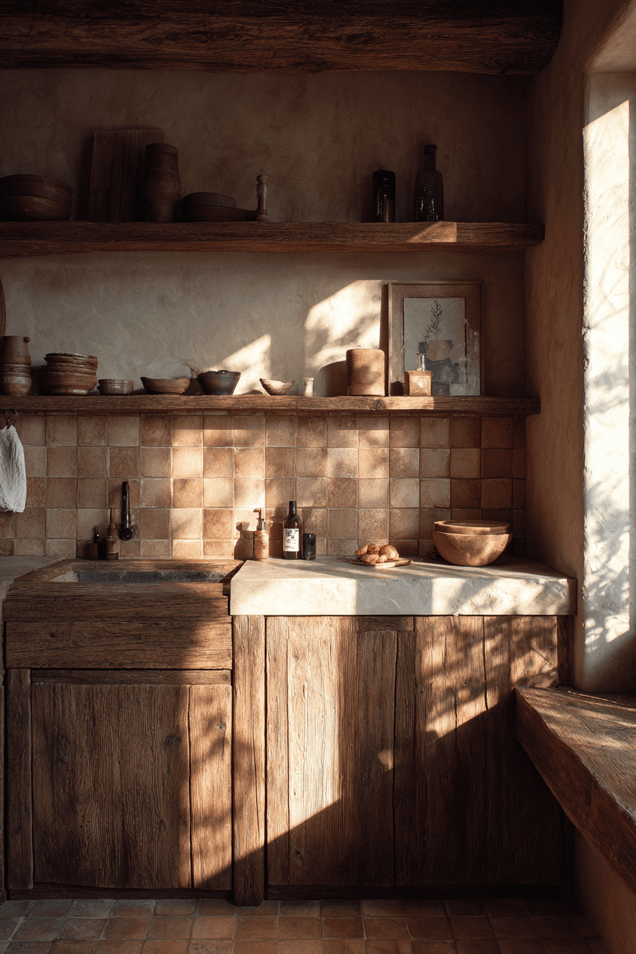 27 Wabi Sabi Kitchen Ideas for a Calm Imperfectly Beautiful Space