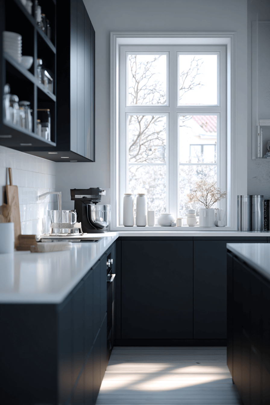 27 Beautiful Navy Blue Kitchen Cabinet Ideas to Inspire Your Renovation