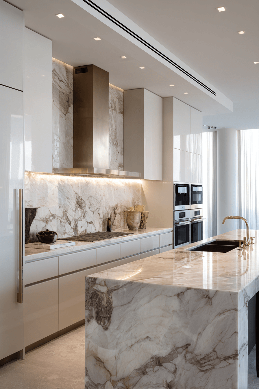 27 Luxury Kitchen Design Ideas Inspired by Modern Mansions