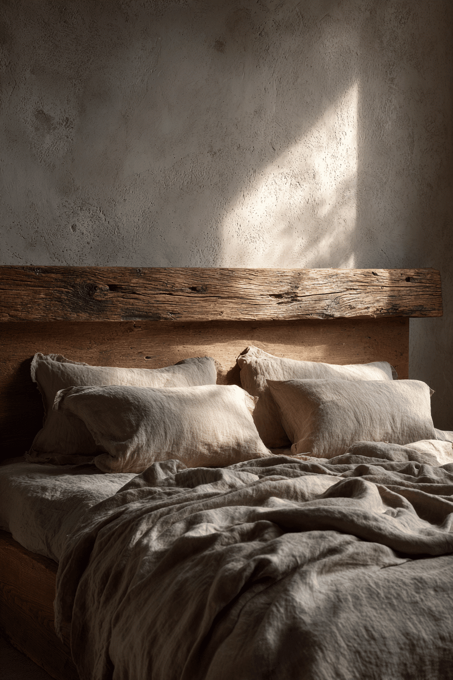 27 Wabi Sabi Bedroom Ideas with Natural Textures and Warm Tones