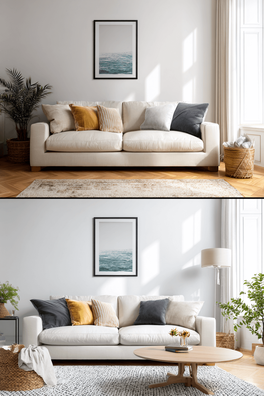 27 Cozy Beige Couch Living Room Ideas for a Relaxed Home