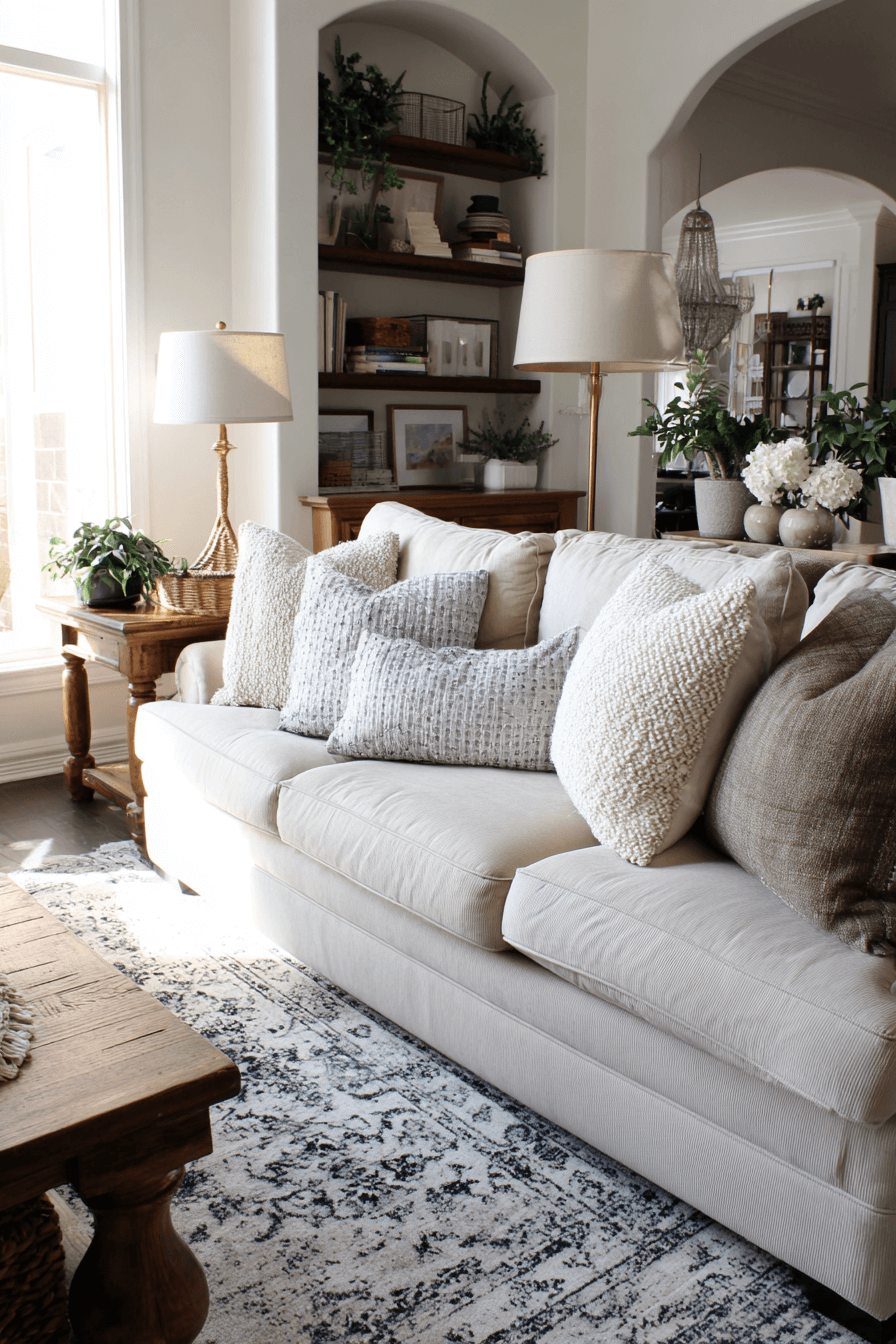 27 Cozy Beige Couch Living Room Ideas for a Relaxed Home