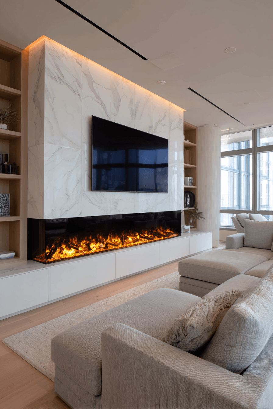 27 Modern Fireplace Ideas That Feel Both Cozy and Minimalist