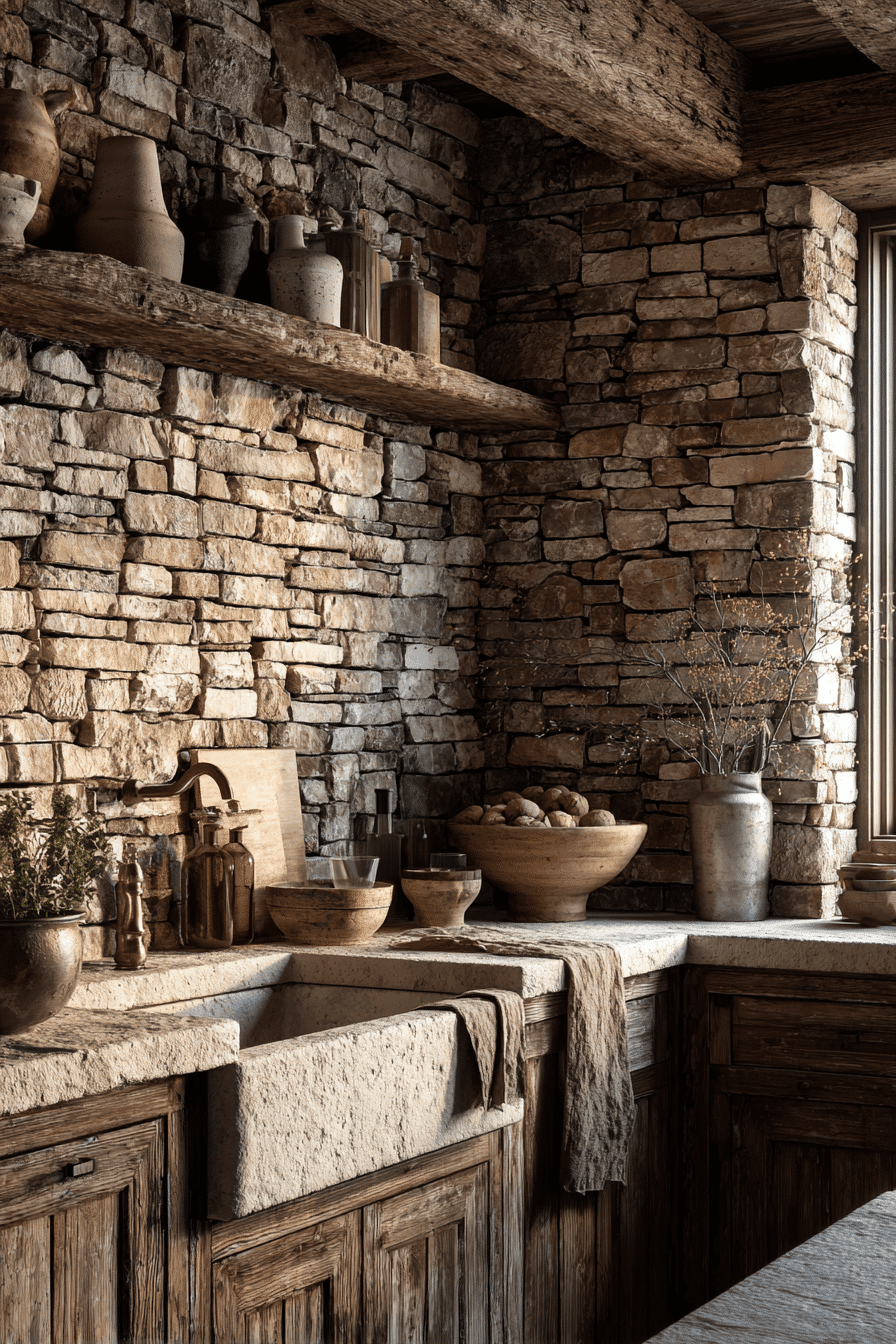 27 Stone Backsplash Kitchen Ideas for a Natural Timeless Look