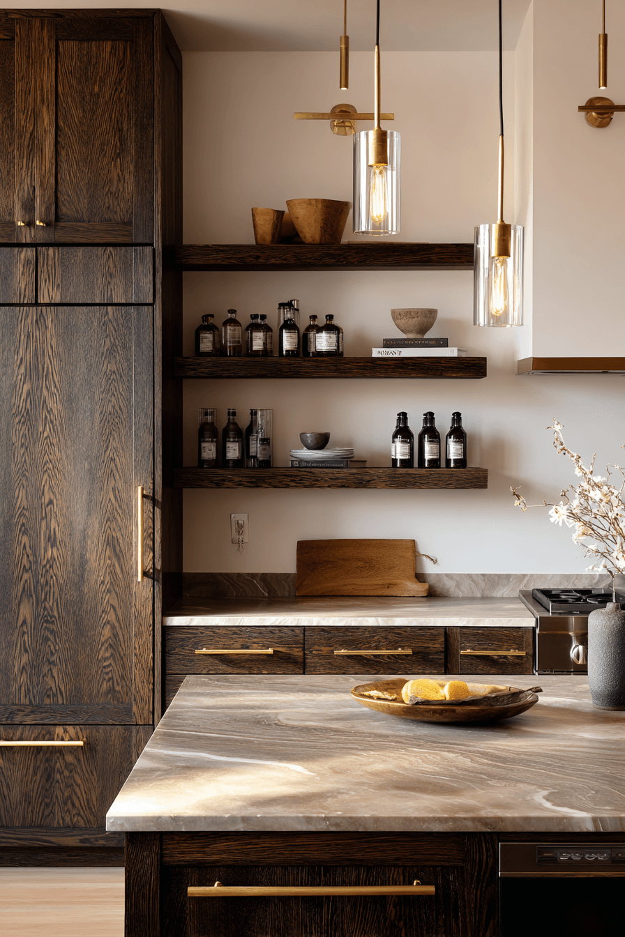 27 Dark Wood Kitchen Cabinet Ideas That Feel Timeless and Luxurious