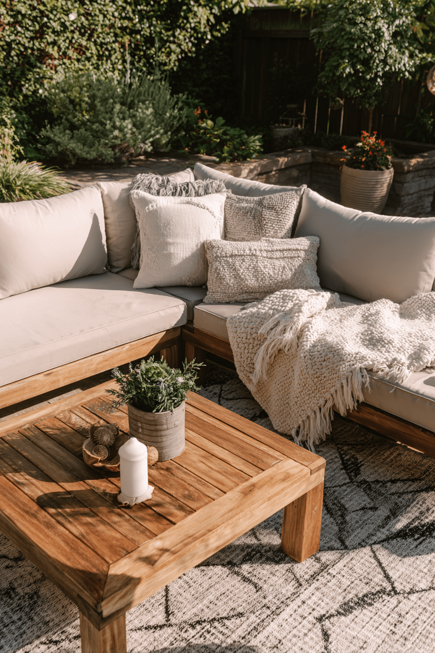 27 Cozy Backyard Ideas with Fire Pits Lights and Comfortable Seating