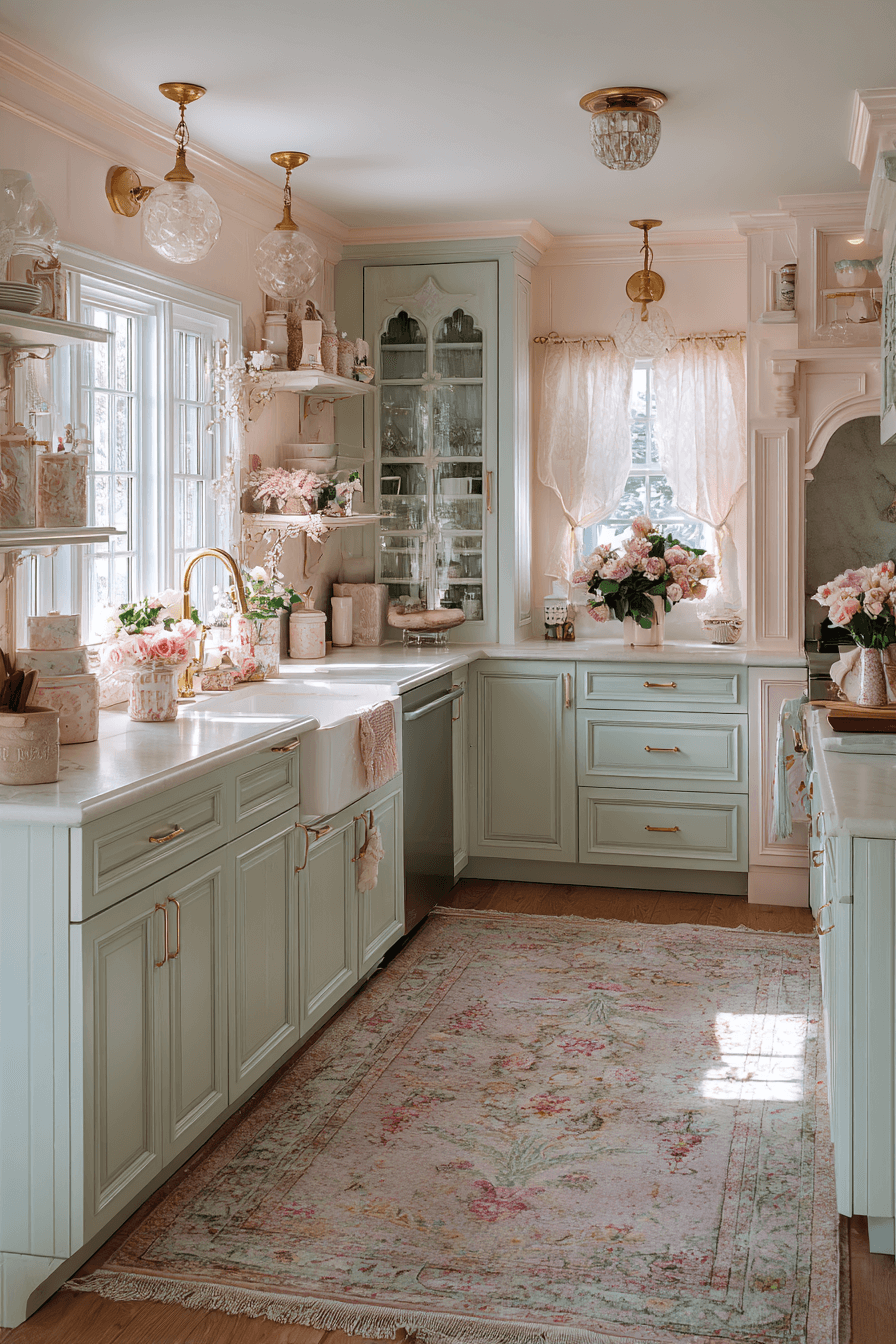 27 Budget Friendly Shabby Chic Kitchen Ideas That Look Expensive