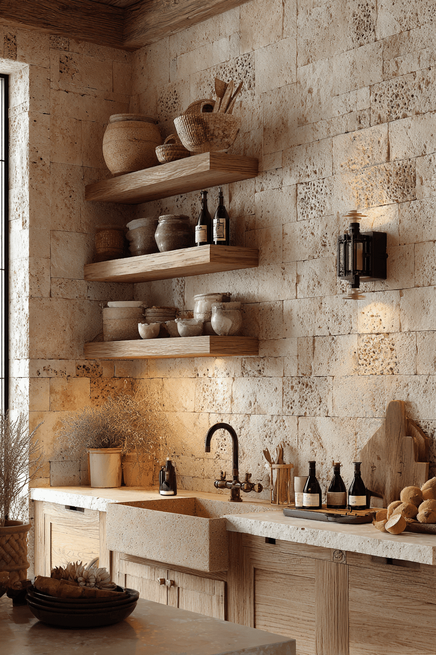 27 Stone Backsplash Kitchen Ideas for a Natural Timeless Look