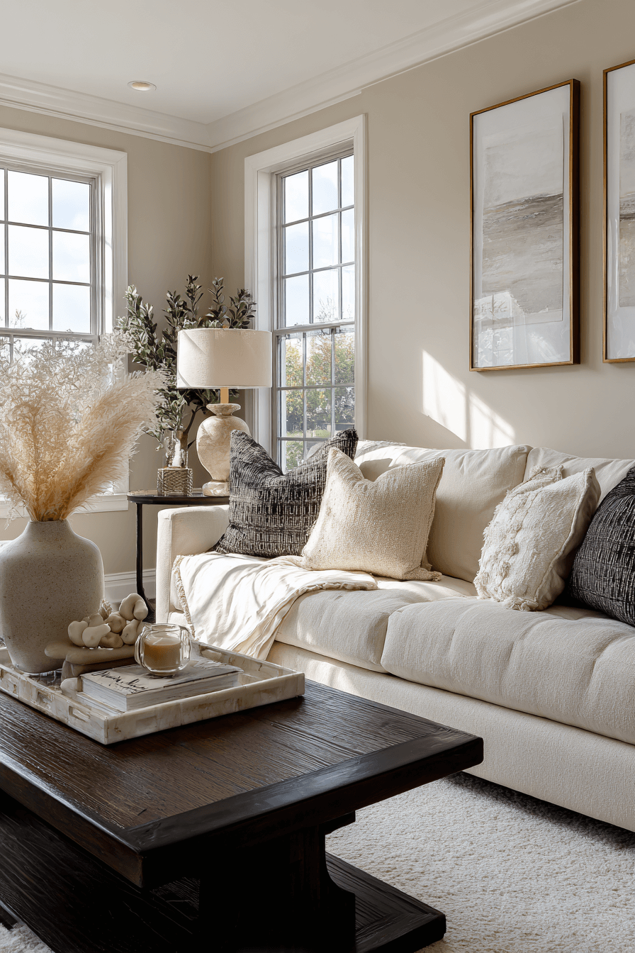 27 Cozy Beige Couch Living Room Ideas for a Relaxed Home
