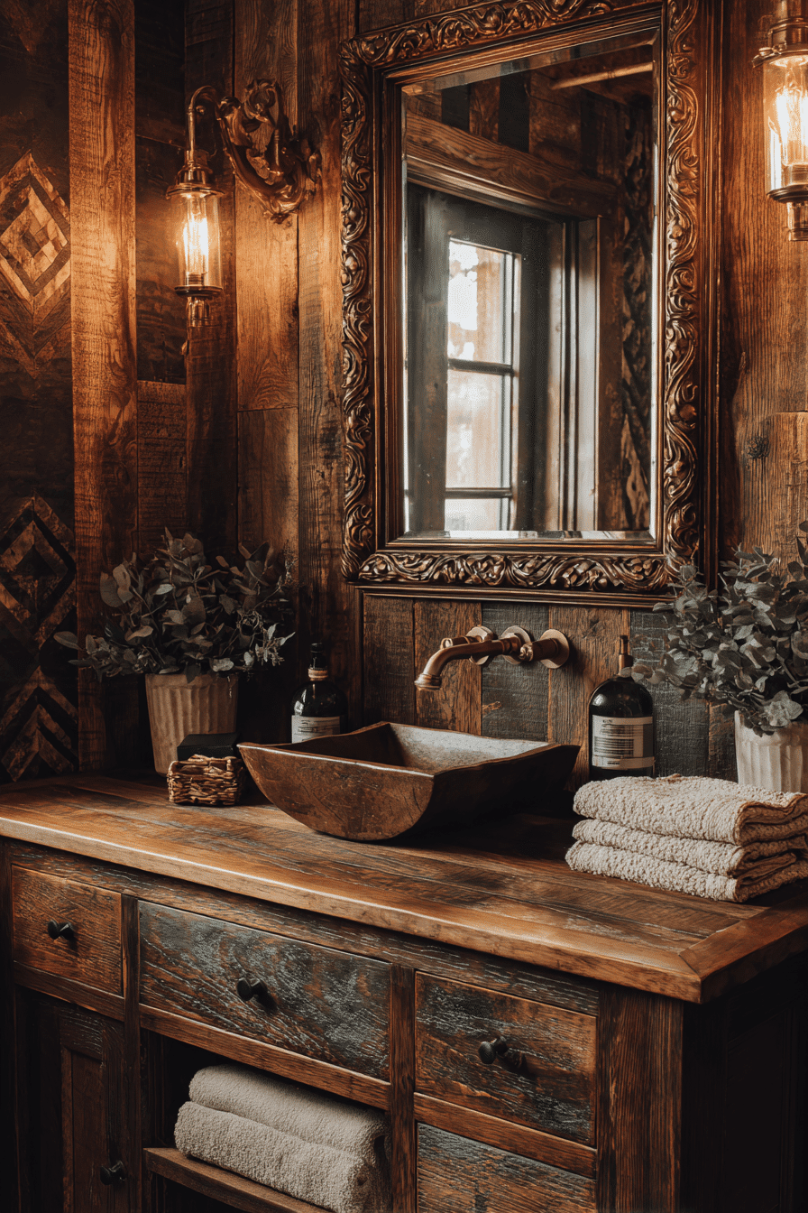 27 Rustic Bathroom Ideas That Feel Cozy Natural and Timeless