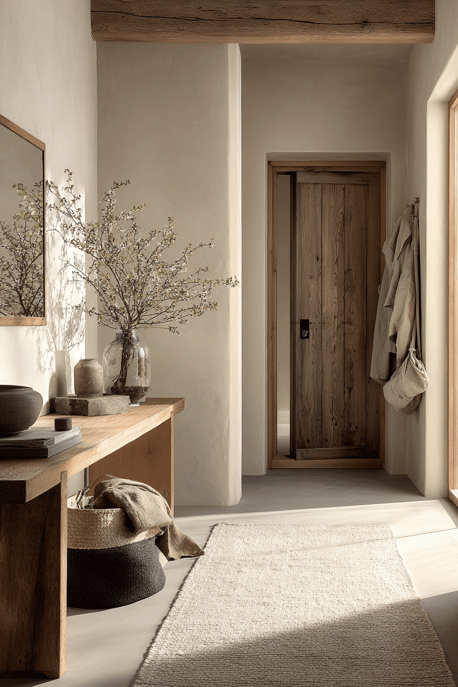 27 Wabi Sabi Entryway Ideas Inspired by Japanese Simplicity