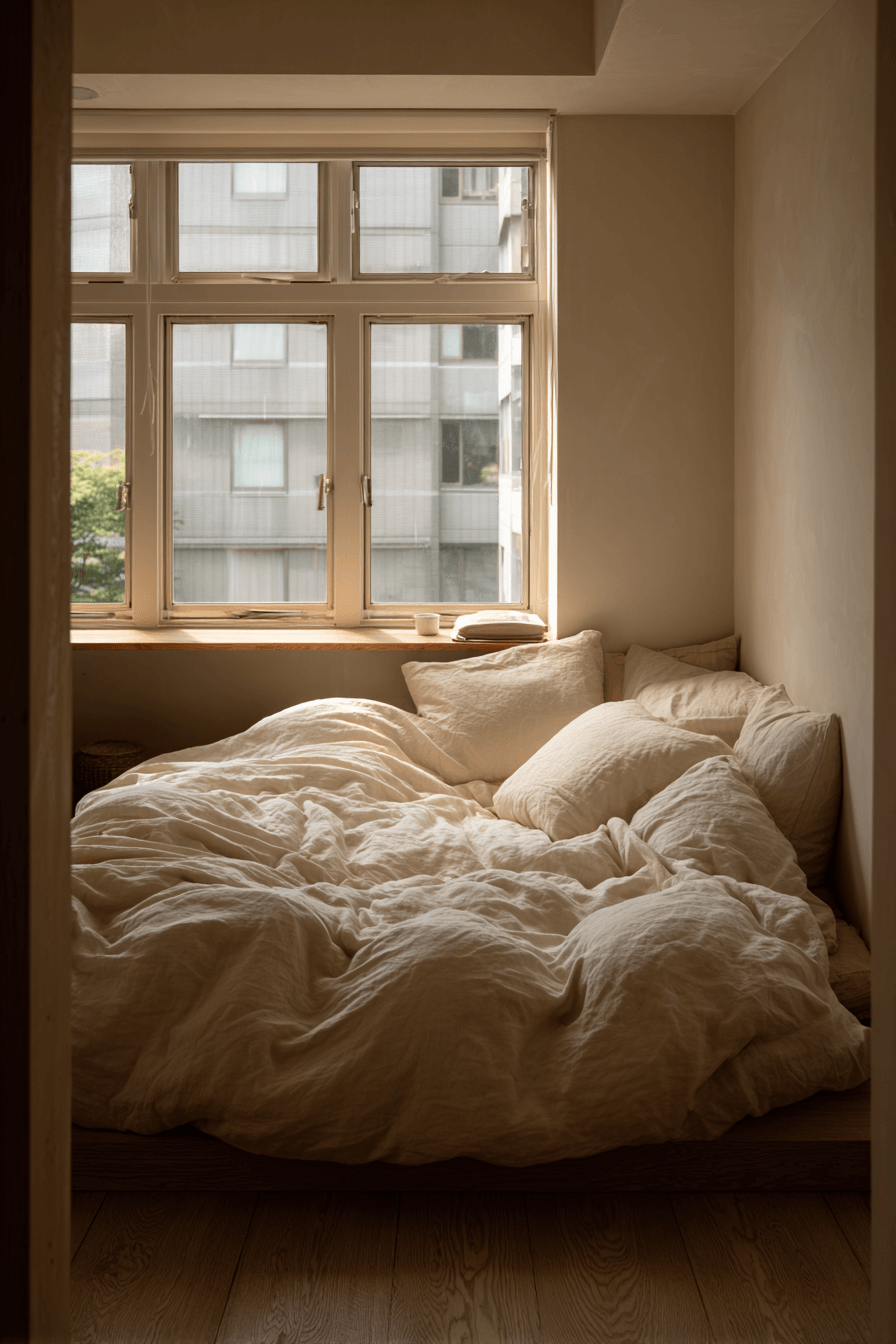 27 Wabi Sabi Bedroom Ideas with Natural Textures and Warm Tones