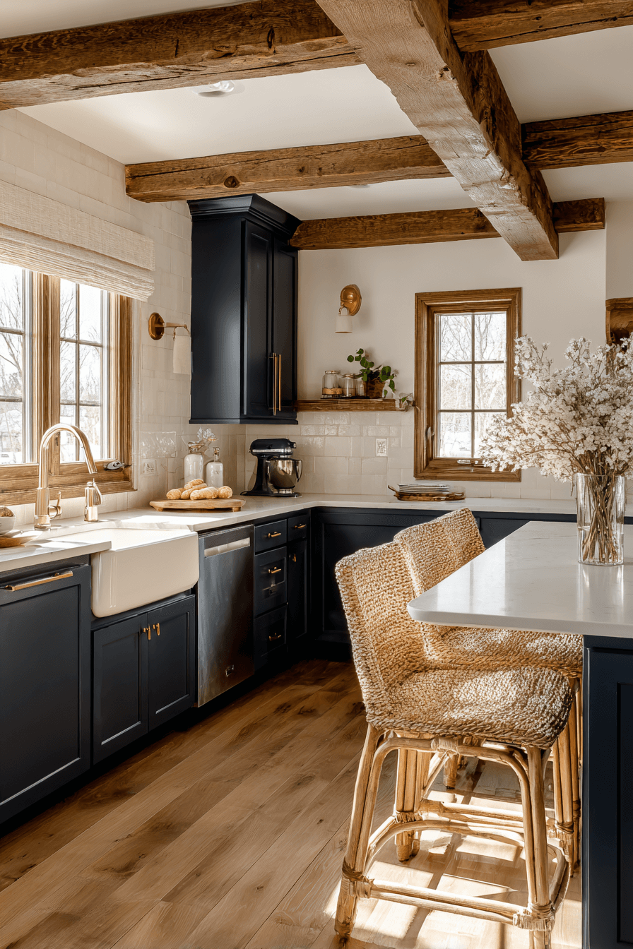 27 Beautiful Navy Blue Kitchen Cabinet Ideas to Inspire Your Renovation