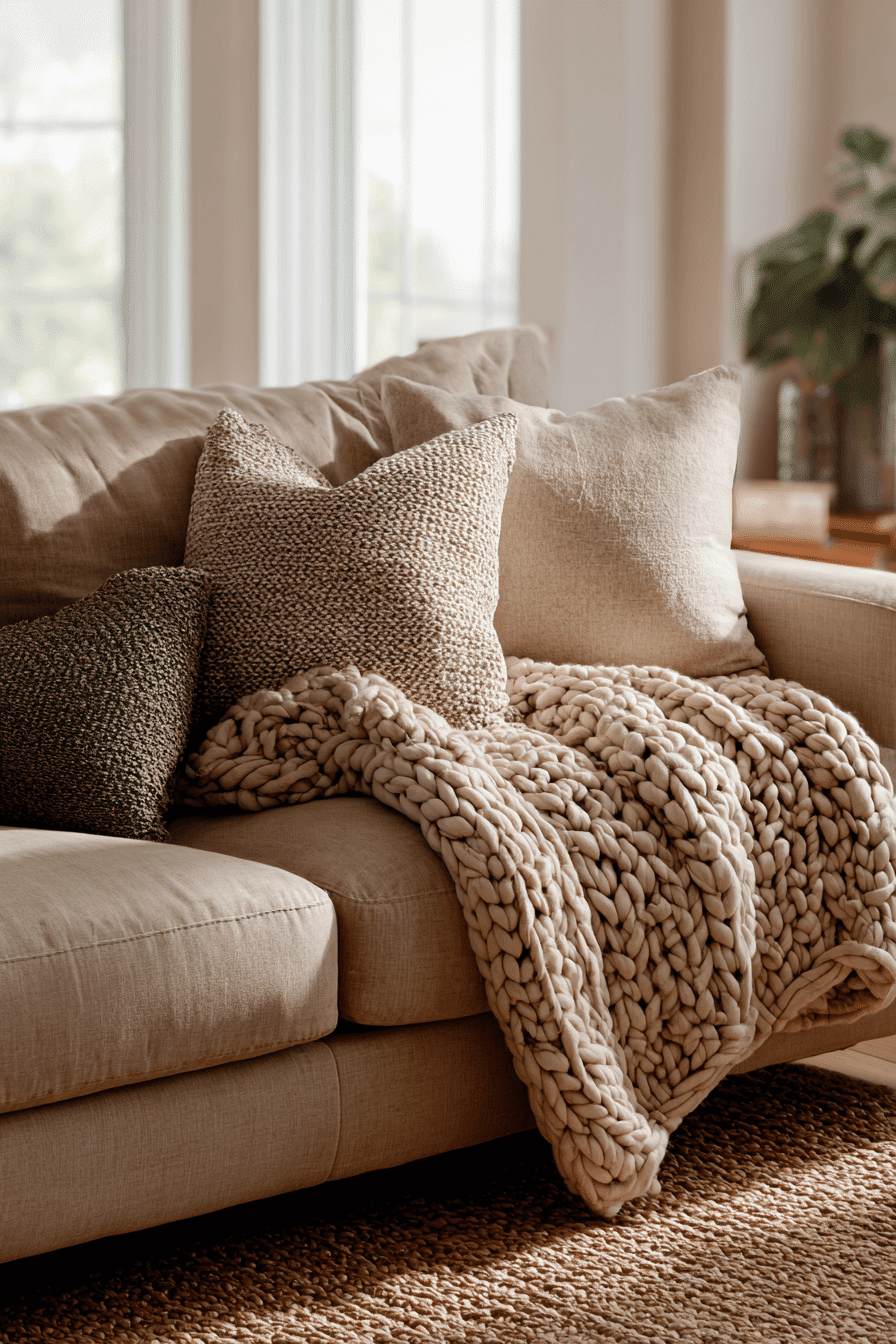 27 Cozy Beige Couch Living Room Ideas for a Relaxed Home