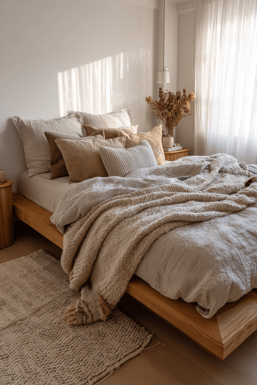 27 Japanese Boho Bedroom Ideas for a Calm and Earthy Retreat