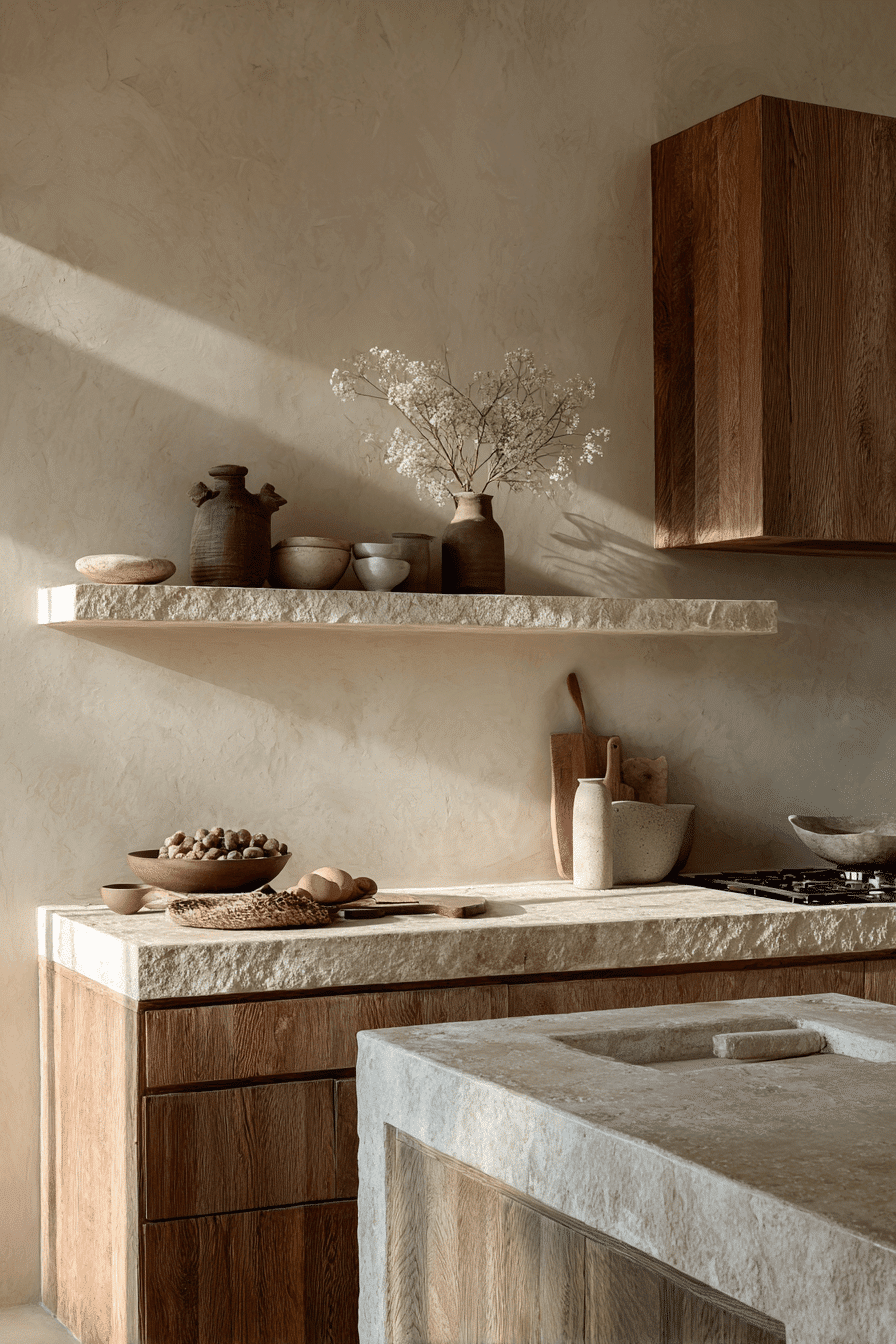 27 Wabi Sabi Kitchen Ideas for a Calm Imperfectly Beautiful Space