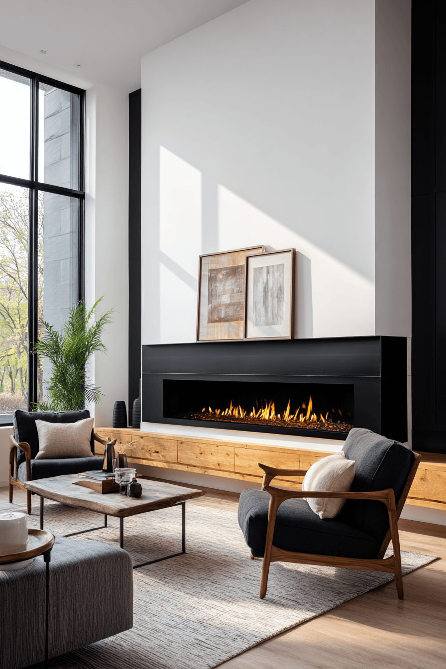 27 Modern Fireplace Ideas That Feel Both Cozy and Minimalist