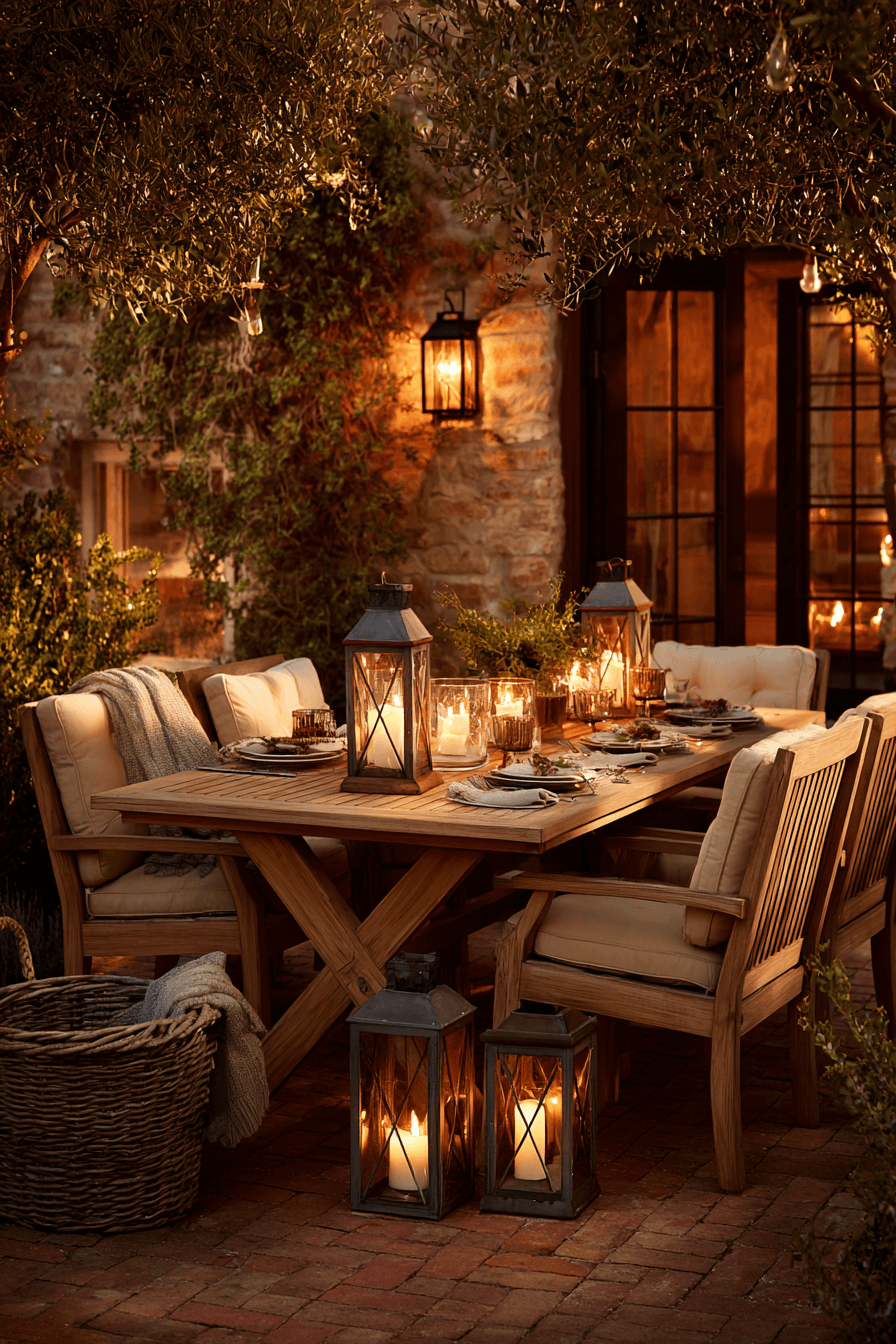 27 Cozy Backyard Ideas with Fire Pits Lights and Comfortable Seating