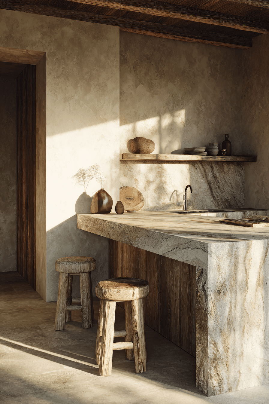 27 Wabi Sabi Kitchen Ideas for a Calm Imperfectly Beautiful Space