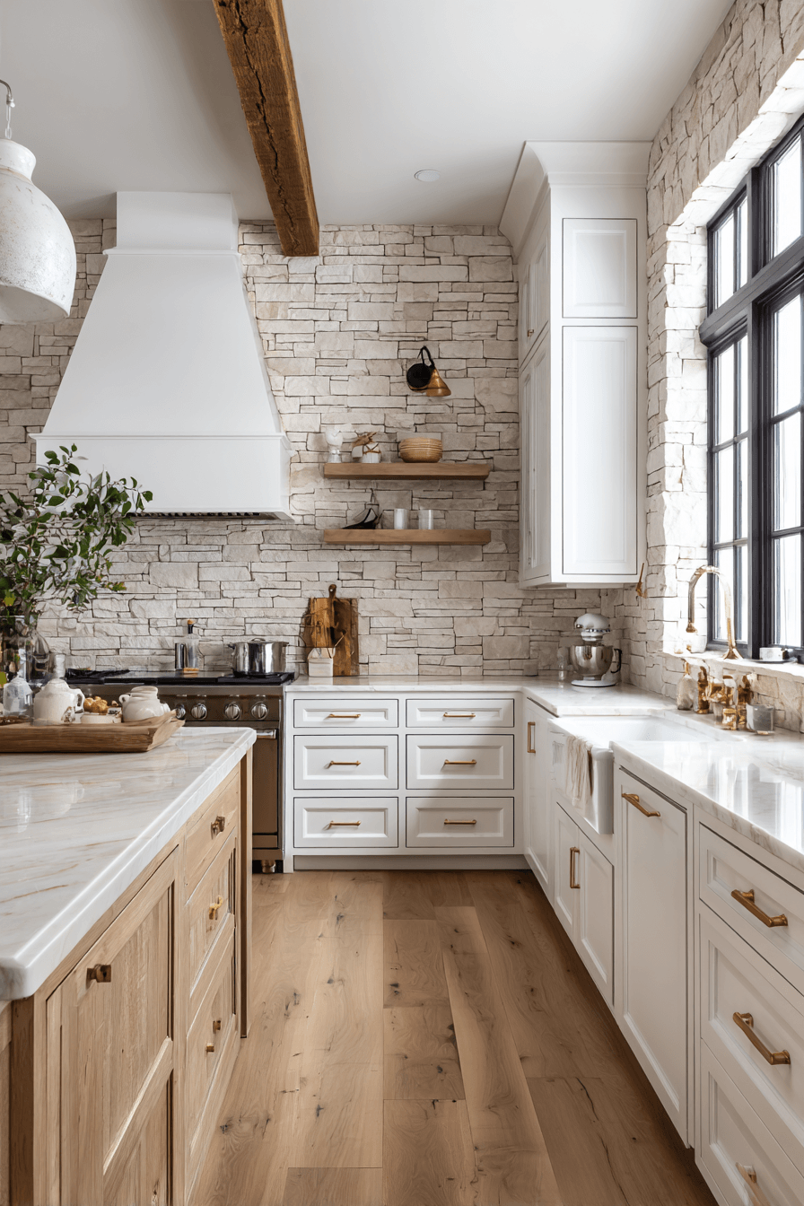 27 Stone Backsplash Kitchen Ideas for a Natural Timeless Look