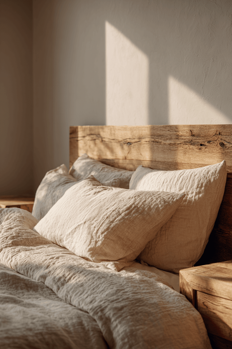 27 Wabi Sabi Bedroom Ideas with Natural Textures and Warm Tones