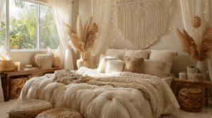 27 Boho Chic Bedroom Ideas with Natural Textures and Layers