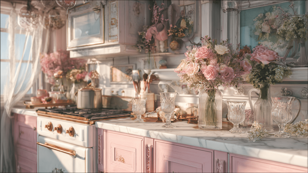 27 Budget Friendly Shabby Chic Kitchen Ideas That Look Expensive