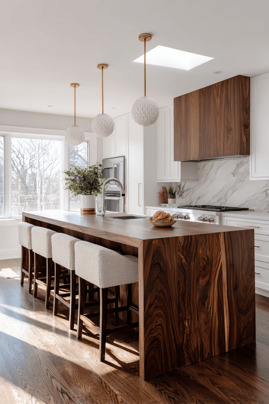 27 Walnut Kitchen Cabinet Ideas for a Warm and Timeless Home